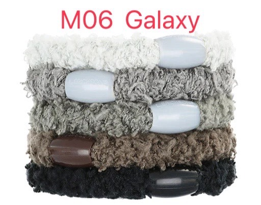 【質本嚴】美國正品L.Erickson 毛毛款髮圈 原裝5入/M06