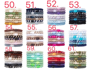 【質本嚴】美國正品L.ERICKSON 粗款髮圈 名牌髮圈 袋裝8入/50~61