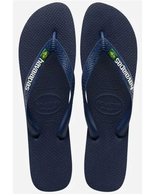 🔥【HAVAIANAS】Brasil logo/黑色夾心