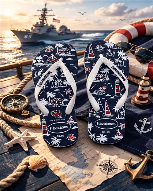 【HAVAIANAS】Top nautical/帆船