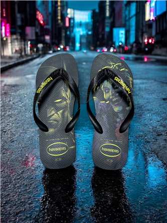 【HAVAIANAS】Top Heroes DC/小丑與蝙蝠俠暗夜對決聯名款