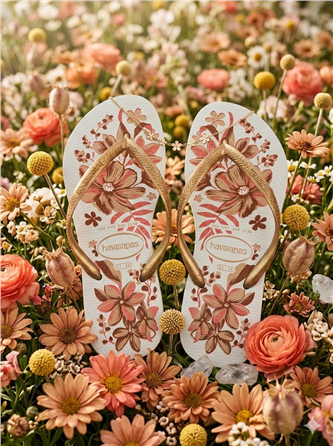 【HAVAIANAS】Slim Organic/非洲菊白