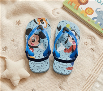 【HAVAIANAS】Disney涼鞋/藍