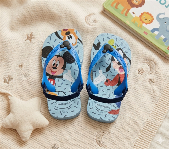 【HAVAIANAS】Disney涼鞋/藍